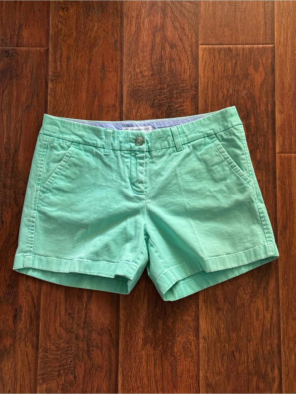 Southern Tide Seafoam Green Chino Shorts